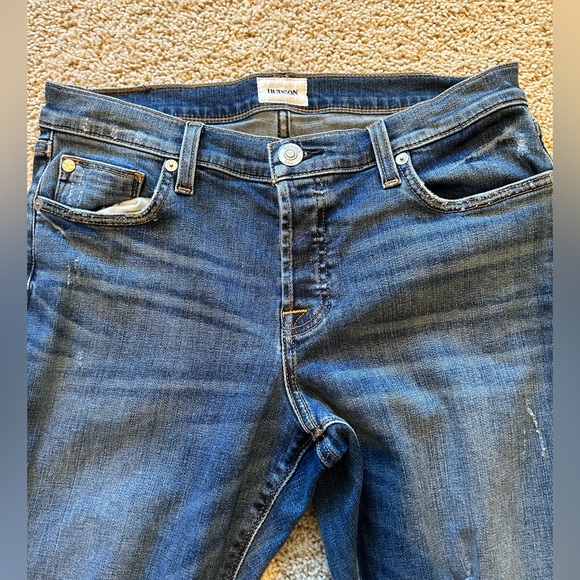 Hudson Jeans Riley Crop Relaxed Straight Size 26 - Picture 2 of 8